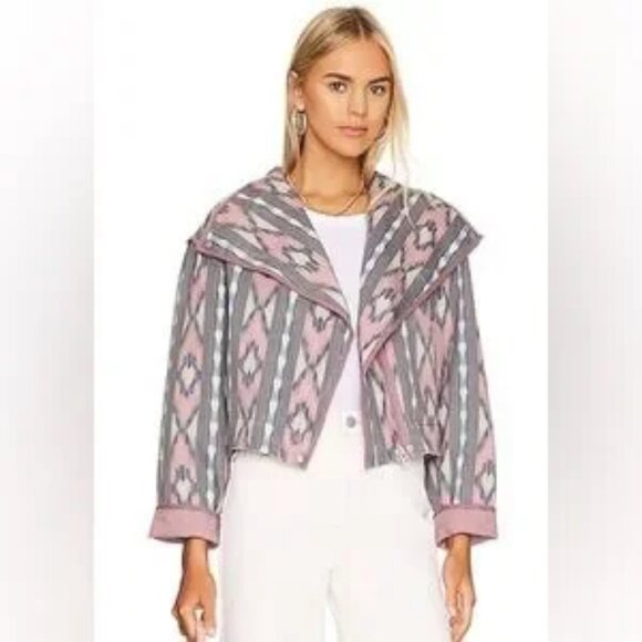 NWT: BLANK NYC Open Sky Aztec  Print Jacket Size XS/SM - Picture 1 of 8